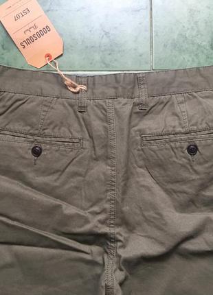 Фирменные мужские штаны, брюки, чиносы goodsouls, размер 32, м5 фото