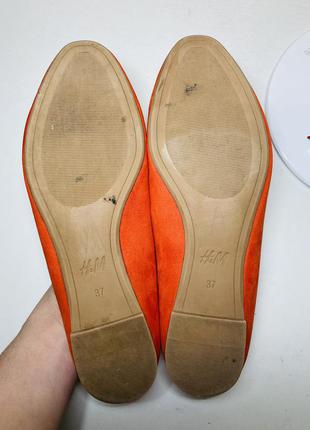 Жіночі балетки туфлі човники 37 розмір червоні5 фото