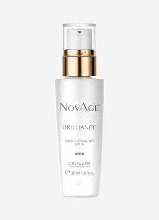 Сироватка для обличчя проти пігментації novage brilliance infinite luminosity