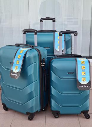 Дорожній чемодан валіза carbon