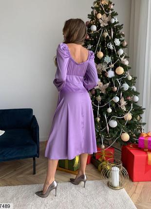 Платье лавандовое лаванда макси вечернее новогоднее новый год украина2 фото
