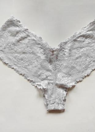 George женские трусики бразильяны белые шорты кружевные труси трусы шорти секси эротик кружево мереживо фирменные1 фото