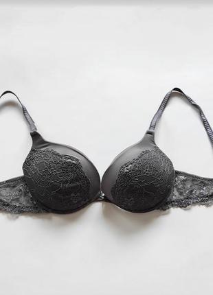 Бюстгальтер сірий мереживо фірмовий secret possessions бюстгалтер бюстгальтер пуш ап