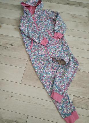 Joule's 5-7 лет пижама  дрмашний костюм кугируми в цветочек
