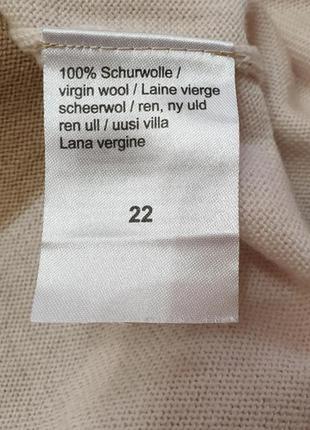 Peter hahn германия шерстяной кардиган натуральная шерсть колорблок4 фото