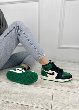 Кроссовки джордан зеленые8 фото
