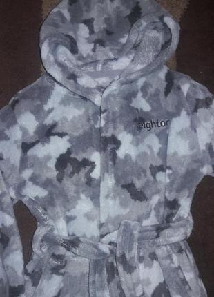 Махровый халат на мальчика 4-5 лет3 фото