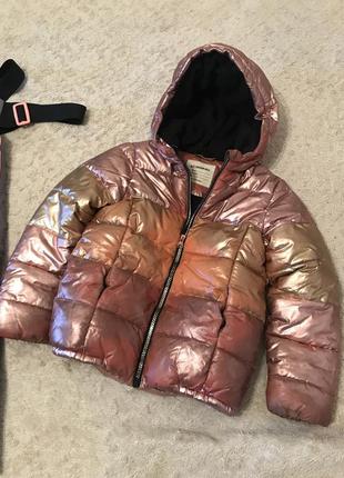Штаны на девочку 6-8 лет. курточка в подарок2 фото
