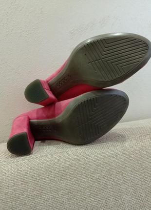 Класичні шкіряні туфлі жіночі  ecco shape 75 block 260833 /розм.36, 38  оригінал9 фото