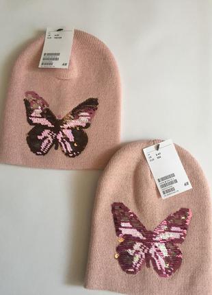 Шапка h&m c паетками (3-4 года) (0636972 002)