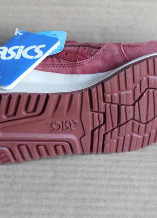 Кроссовки asics gel-lyte iii bordo hl7v3 оригинал натуральный нубук7 фото