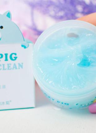 Киснева маска для обличчя bingju lazy pig bubble clean mask 100 g1 фото