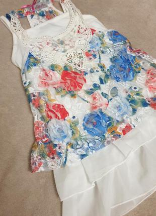 Плаття для дівчинки кружевне 4