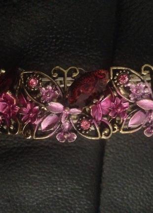 Крутой,модный сиреневый браслет.