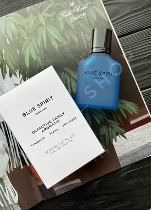 Zara man blue spirit мужские духи парфюм парфюмерия туалетная вода оригинал испания1 фото