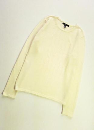 Стильный свитер красивого молочного цвета gant