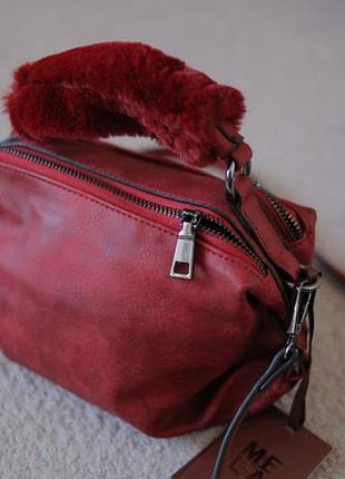Сумка на плече шкіра red європа