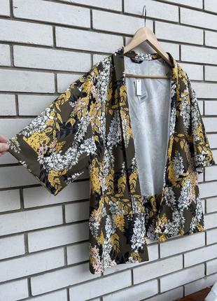 Новый цветочный кардиган кимоно george7 фото