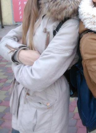 Куртка парка бершка