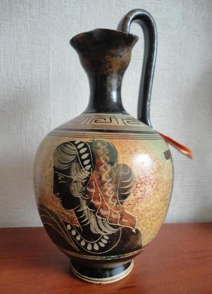 Греческая керамическая ваза, амфора (копия, ручная работа)