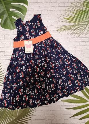 Шикарное платьице john lewis на 3-4 года