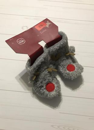Пінетки теплі плюшеві на флісі