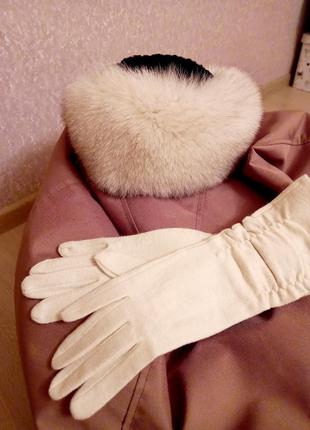 Шапка песец обмен каракуль и перчатки кашемир зима теплые овечья шерсть