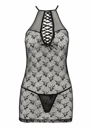 Напівпрозора сорочка,ажурна,мереживна azalia