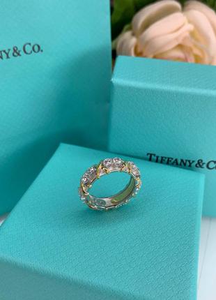 Брендовое кольцо серебро 925 с цирконием