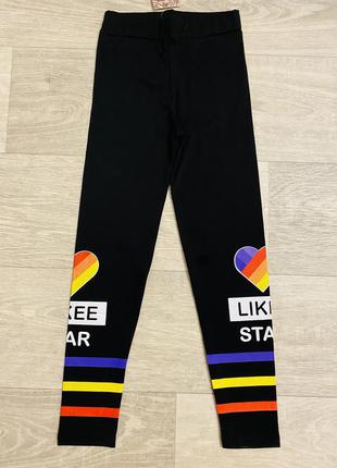 Лосины трикотаж мягкие стрейч фирменные