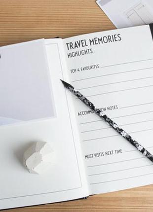 Блокнот travel journal design letters подарок