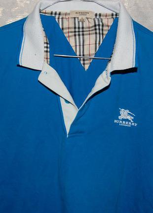 Рубашка футболка поло polo burberry london (england) оригинал на 48-50 р (xl)6 фото