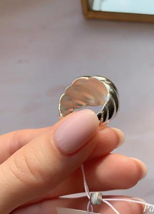 Стильний срібний набір 925 проби кольцо серьги серебро 9256 фото
