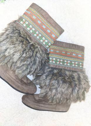 Угги бурки с вышивкой 39й