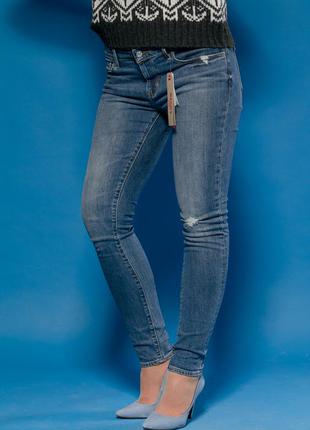 Джинсы новые джинсы -710 super skinny jeans  levi's 29р.4 фото