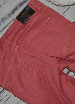 S/6/38 фирменные мего крутые яркие джинсы брюки скини зара zara4 фото