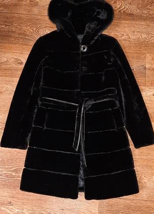 Шуба натуральная мутон