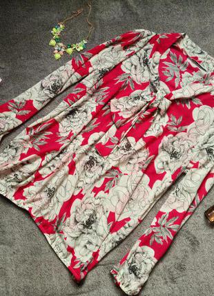 Красивая рубашка с бантом большого размера р.18/46