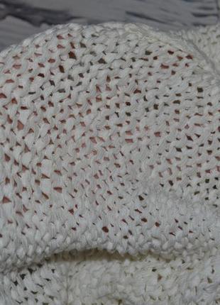 М женский фирменный свитер джемпер крупной вязки кольчуга h&m4 фото