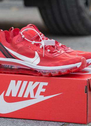 Nike air max red, мужские красные кроссовки найк айр макс, чоловічі кросівки