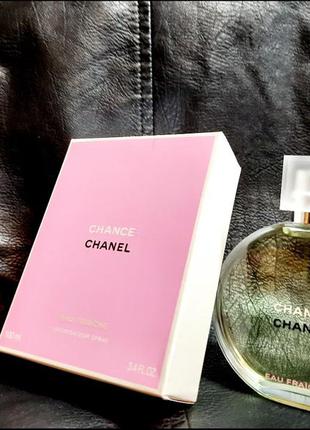 Chanel chance eau fraiche 100мл шанель фреш шанс зелений жіноча туалетна вода, парфуми парфуми