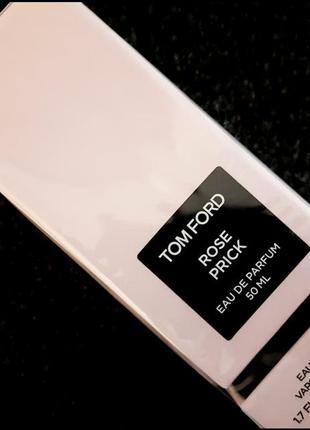 Tom ford 50мл оригінал rose prick унісекс парфуми парфуми том форд троянда прік