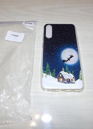 Чехол samsung galaxy a50 / a50s / a30s зимний новогодний
