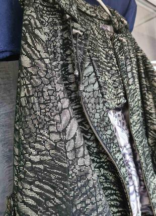 Шкіряна куртка кажан, автоледі m-l, 46-488 фото