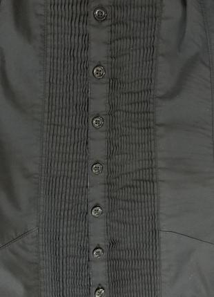 Черная боди рубашка guess, размер s/m5 фото
