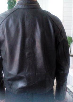 Кожаная курточка 50 размер3 фото