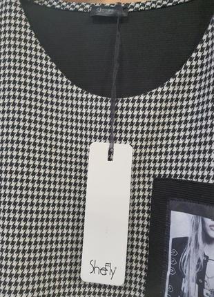 Кофта блузка свитшот большой размер6 фото