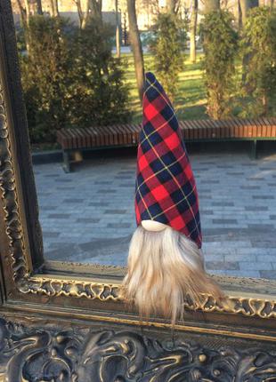 Скандинавский гном домовой, интерьерная игрушка ручной работы