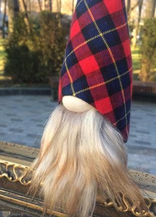 Скандинавский гном домовой, интерьерная игрушка ручной работы