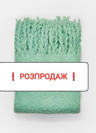 Шарф палантин з бахрамою stradivarius9 фото